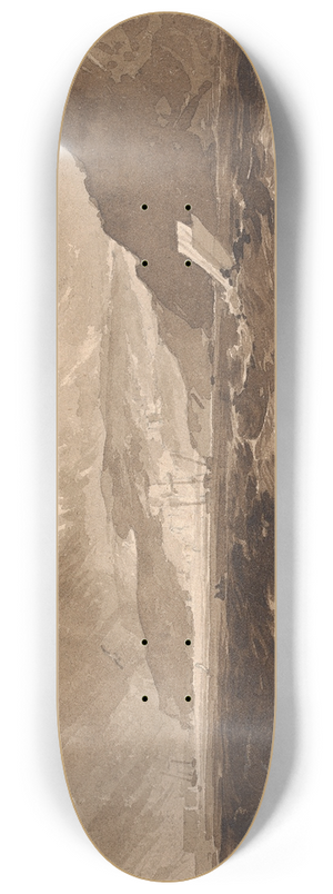 Thomas Sully - Lyme Regis, Dorsetshire, a Squall 8.25 inch art skate deck