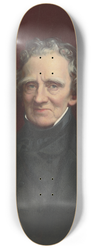 Thomas Sully - Self-Portrait 8.25 inch art skate deck