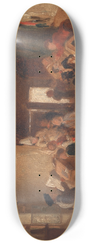 Thomas Webster - A Study of The Schoolroom 8.25 inch art skate deck