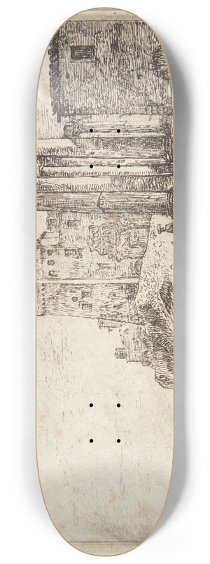 Thomas Wijck - Landskab med en kolonnade 8.25 inch art skate deck