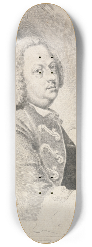 Thomas Worlidge - Self-portrait 8.25 inch art skate deck