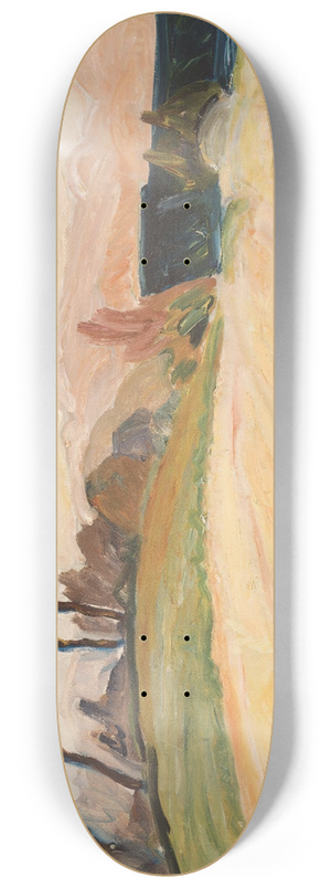 Thorvald Erichsen - Italian Landscape 8.25 inch art skate deck