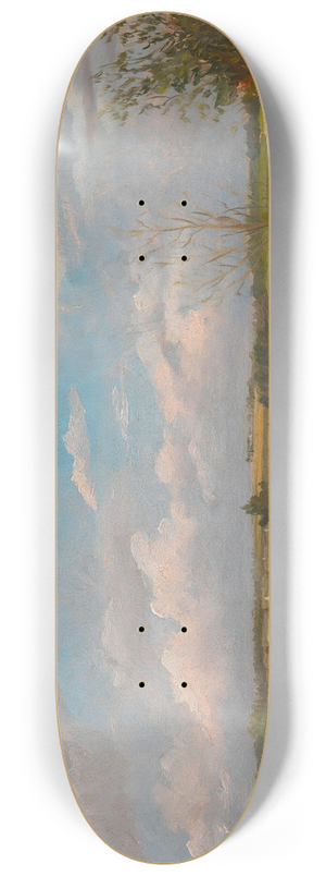 Tina Blau - Donaulandschaft 8.25 inch art skate deck