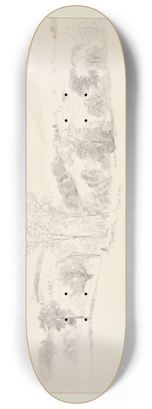 Truman Seymour - Landscape NearWilliamstown 8.25 inch art skate deck