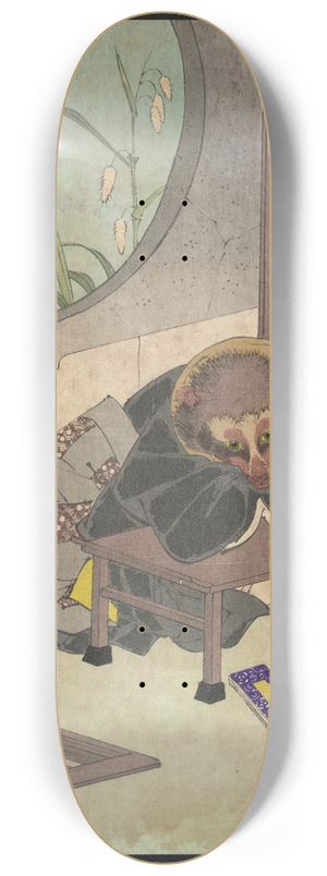 Tsukioka Yoshitoshi - Bunbuku chagama 8.25 inch art skate deck