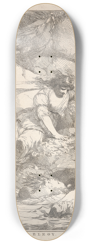 John Hamilton Mortimer - Elegy 8.25 inch art skate deck