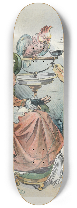 Udo Keppler - He is learning better 8.25 inch art skate deck