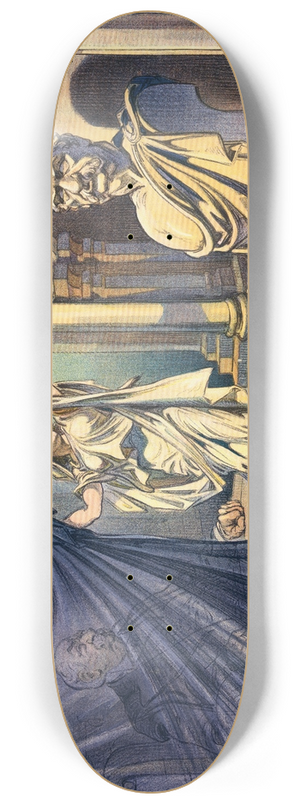 Udo Keppler - Morgan and posterity 8.25 inch art skate deck