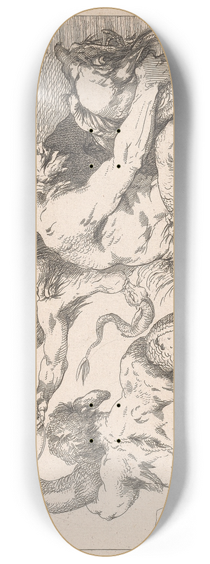 John Hamilton Mortimer - Revengeful Monsters 8.25 inch art skate deck