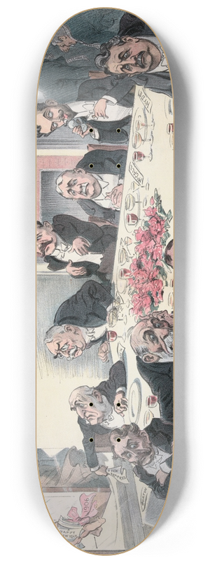 Udo Keppler - Seeing the old year out 8.25 inch art skate deck