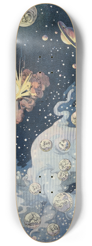 Udo Keppler - Where will it strike next 8.25 inch art skate deck