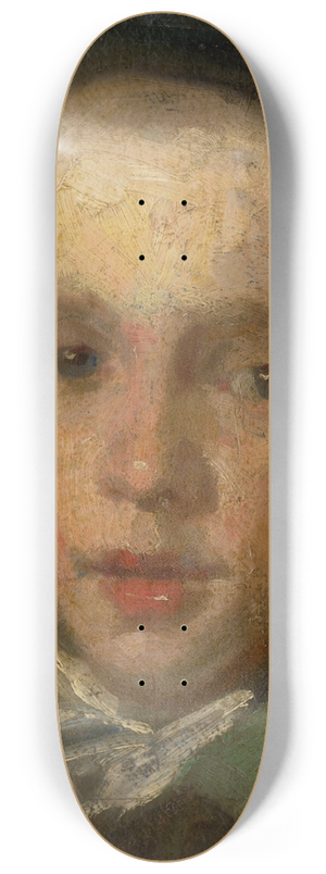 udovt Pitthordt - Head of a Boy 8.25 inch art skate deck