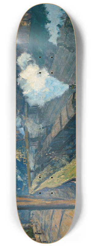 Ulrich Hbner - Stadt und Eisenbahn I 8.25 inch art skate deck
