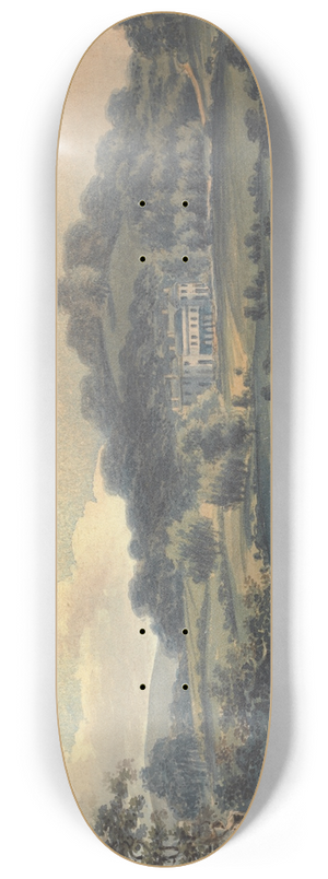 John Hassell - The Villa of  Groote Esq near Bromley Kent 8.25 inch art skate deck