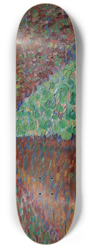 Umberto Boccioni - Campo con alberi 8.25 inch art skate deck