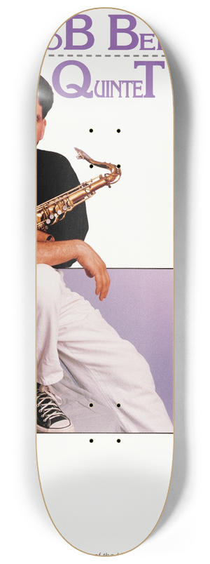 U.S. Information Agency - Bob Berg Quartet 8.25 inch art skate deck