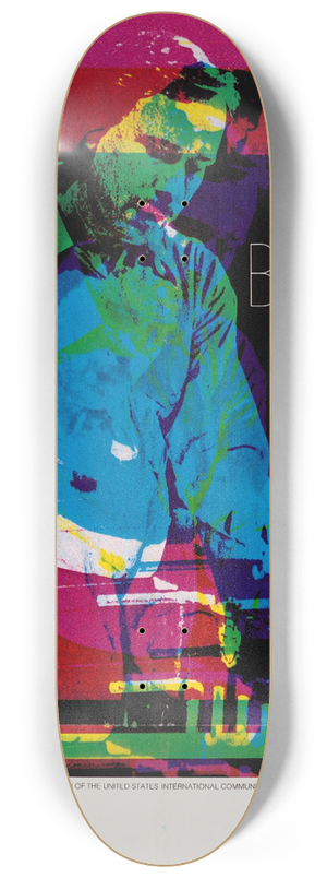 U.S. Information Agency - Gary Burton 8.25 inch art skate deck