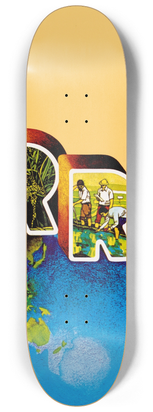 U.S. Information Agency - Iran 8.25 inch art skate deck
