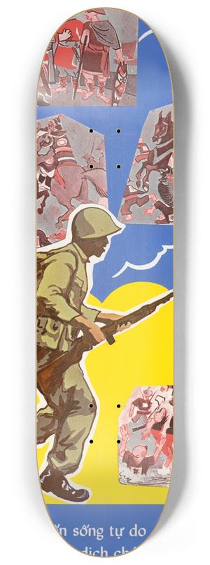 U.S. Information Agency - Recruiting Poster 8.25 inch art skate deck