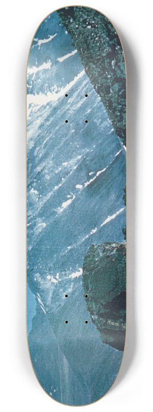 U.S. Information Agency - Scenically Yours, Longs Peak, Colorado. 8.25 inch art skate deck