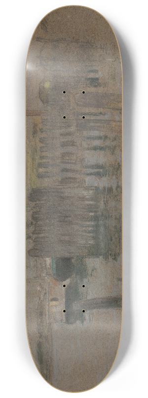 John Henry Twachtman - Gloucester Harbor 8.25 inch art skate deck