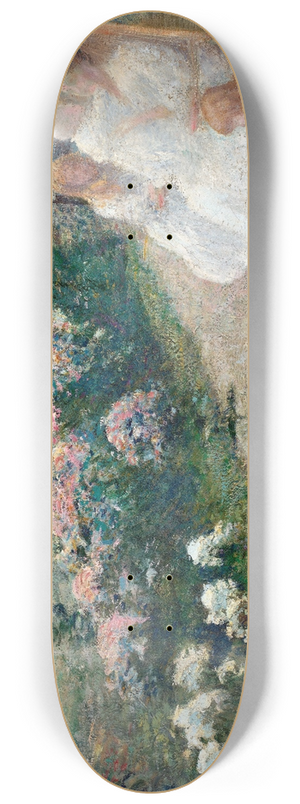 John Henry Twachtman - On the Terrace 8.25 inch art skate deck