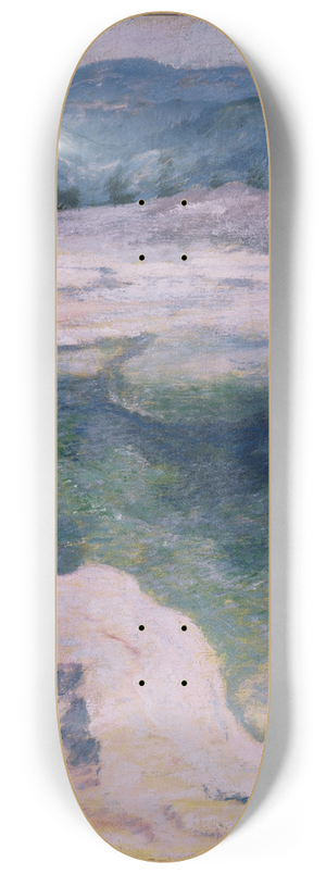 John Henry Twachtman - The Emerald Pool 8.25 inch art skate deck John Henry Twachtman - The Emerald Pool 8.25 inch art skate deck