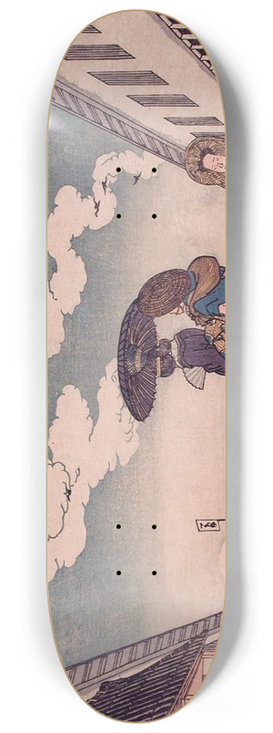 Utagawa Kuniyoshi - Kasumigaseki 8.25 inch art skate deck