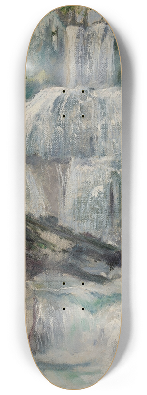 John Henry Twachtman - Waterfall 8.25 inch art skate deck John Henry Twachtman - Waterfall 8.25 inch art skate deck