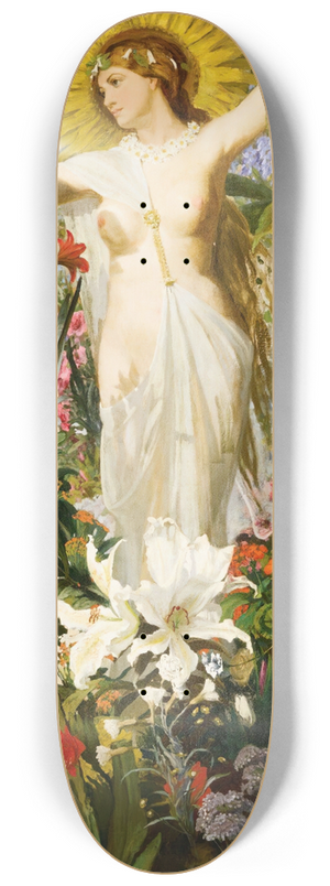 Valentine Walter Bromley - Flora 8.25 inch art skate deck