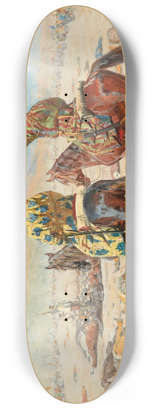 Vasily Vereshchagin - About war 8.25 inch art skate deck