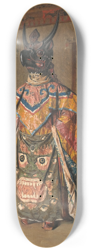 Vasily Vereshchagin - A Buddhist lama at a feast at Pemionchi Monastery. Sikkim 8.25 inch art skate deck