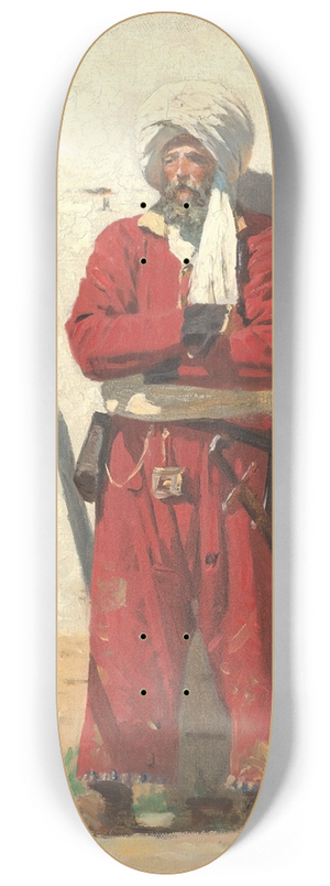 Vasily Vereshchagin - Kokand soldier 8.25 inch art skate deck