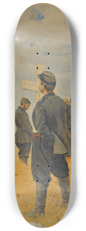 Vasily Vereshchagin - The Fallen Heroes 8.25 inch art skate deck