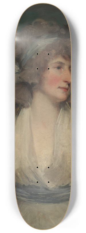 John Hoppner - Portrait of a Woman 8.25 inch art skate deck