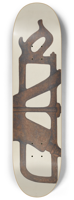 Vera Van Voris - Butchers Sign 8.25 inch art skate deck