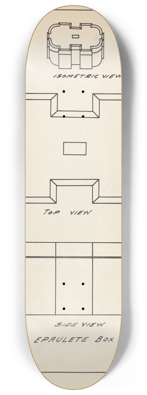 Vera Van Voris - Powder Box 8.25 inch art skate deck
