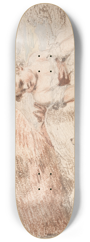 John Hoppner - Young Child with Lap-Dog 8.25 inch art skate deck