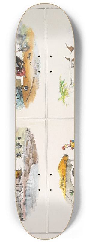 Victor Adam - ABCD 8.25 inch art skate deck