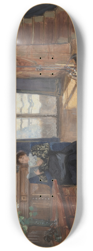 Victor Gabriel Gilbert - Morning Light 8.25 inch art skate deck