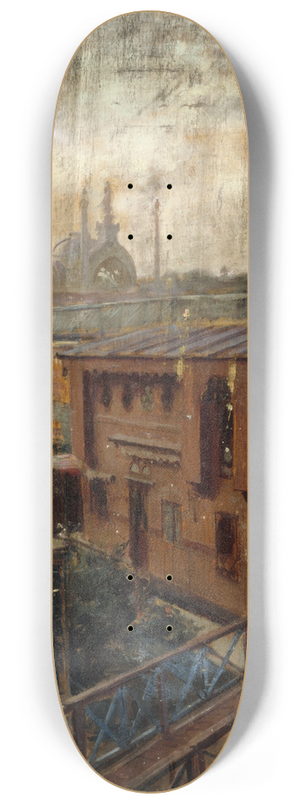 Victor Marec - Les bains Deligny, au quai dOrsay 8.25 inch art skate deck