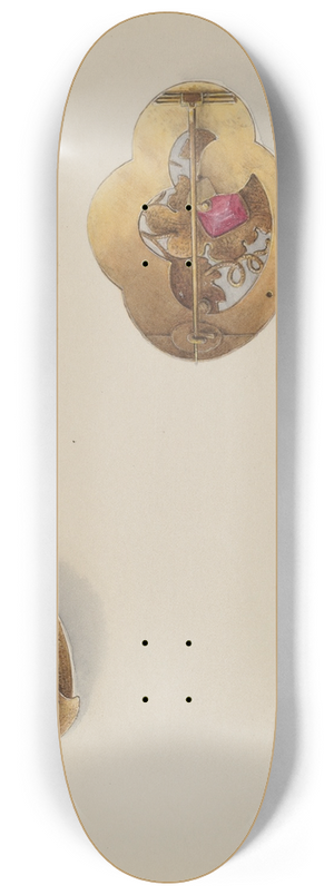 John H. Tercuzzi - Brooch 8.25 inch art skate deck