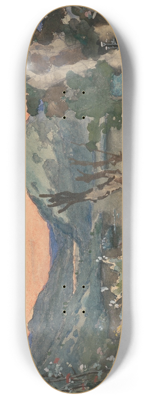 Victor Mikhailovich Vasnetsov - Yarilina valley 8.25 inch art skate deck