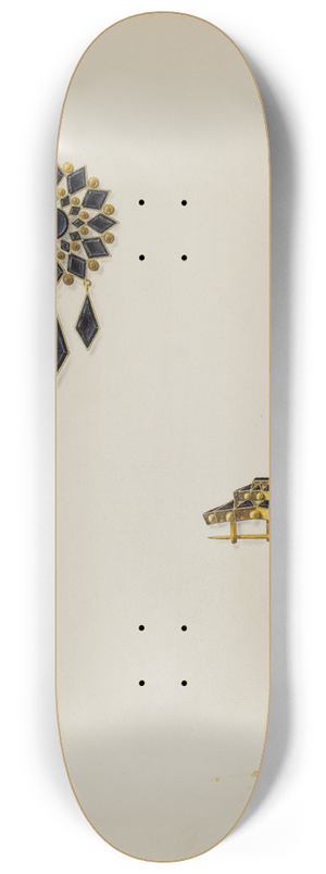 John H. Tercuzzi - Brooch 8.25 inch art skate deck