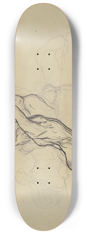 Victor Mller - Ein Jngling umarmt eine Sphinx 8.25 inch art skate deck