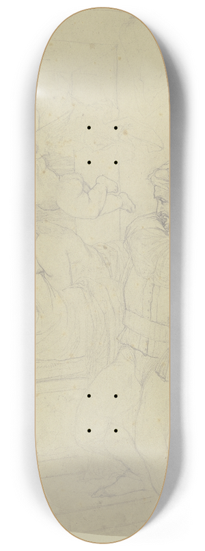 Victor Mller - Ein Mann berrascht ein Liebespaar 8.25 inch art skate deck