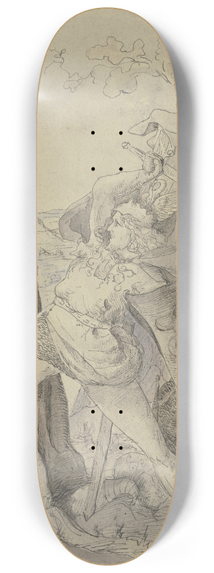 Victor Mller - Hustle and bustle 8.25 inch art skate deck