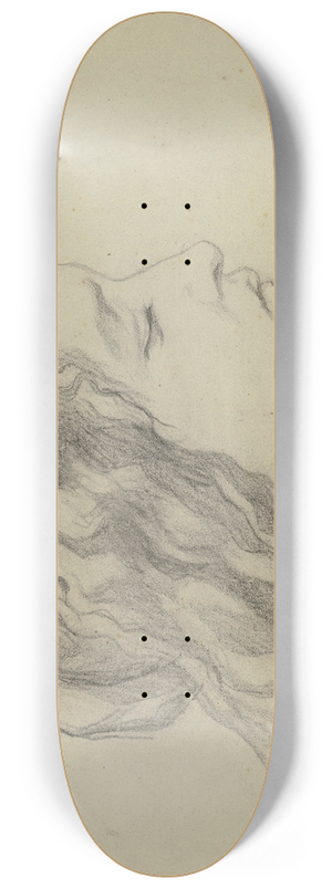 Victor Mller - Mdchenkopf im Profil nach rechts 8.25 inch art skate deck