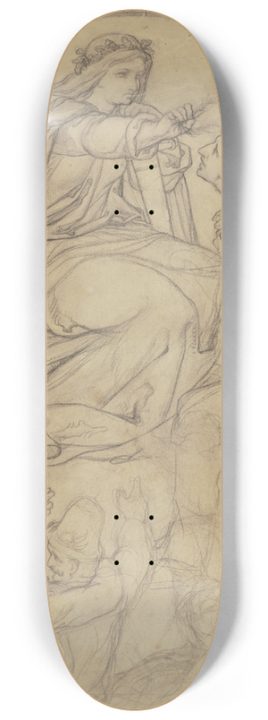 Victor Mller - Schillers crowing 8.25 inch art skate deck