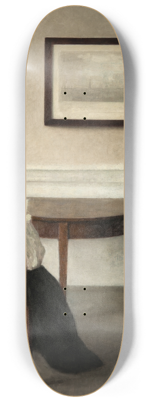 Vilhelm Hammershi - Interior 8.25 inch art skate deck